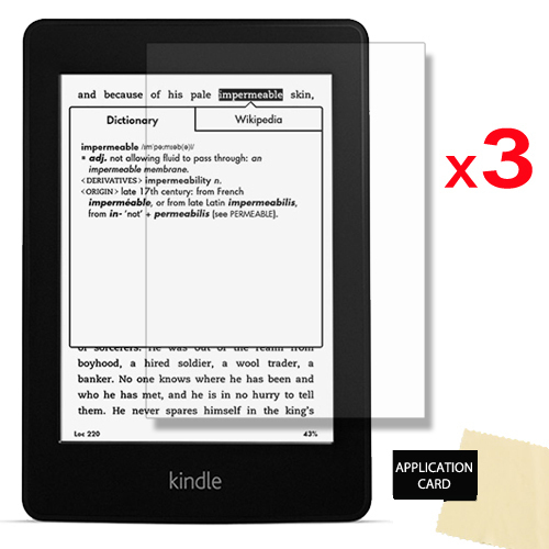 Clear screen protector - 3x,
